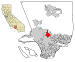 LA County Incorporated Areas Glendale highlighted